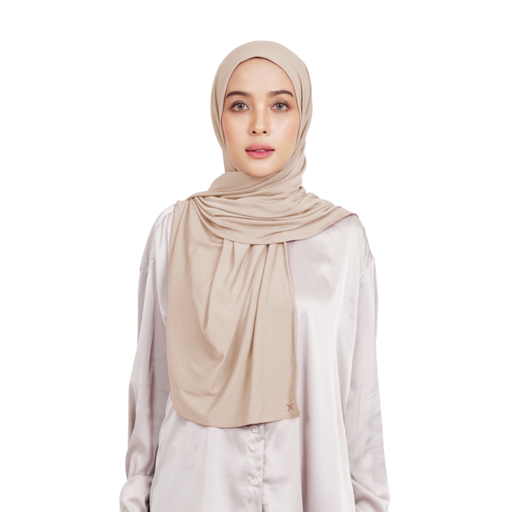 Hameeda - Hannah Instant Hijab | Jersey Bergo Pashmina-Lace