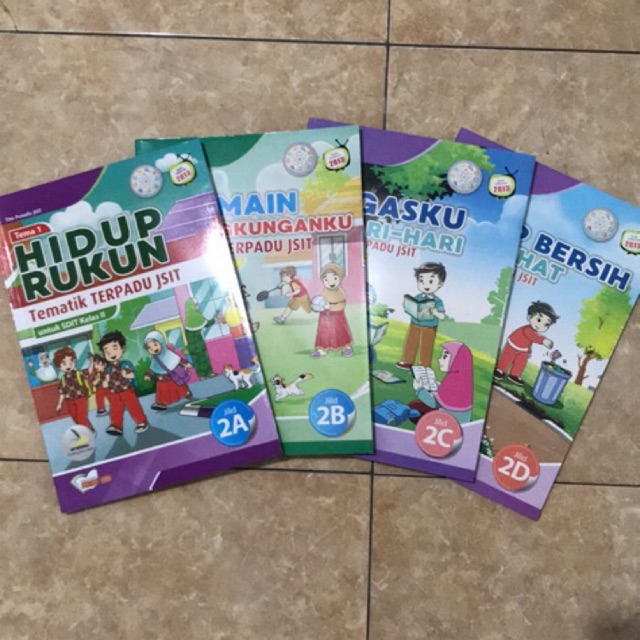 TEMATIK TERPADU JSIT SD/MI KELAS 2 PENERBIT PUSTAKA MULIA