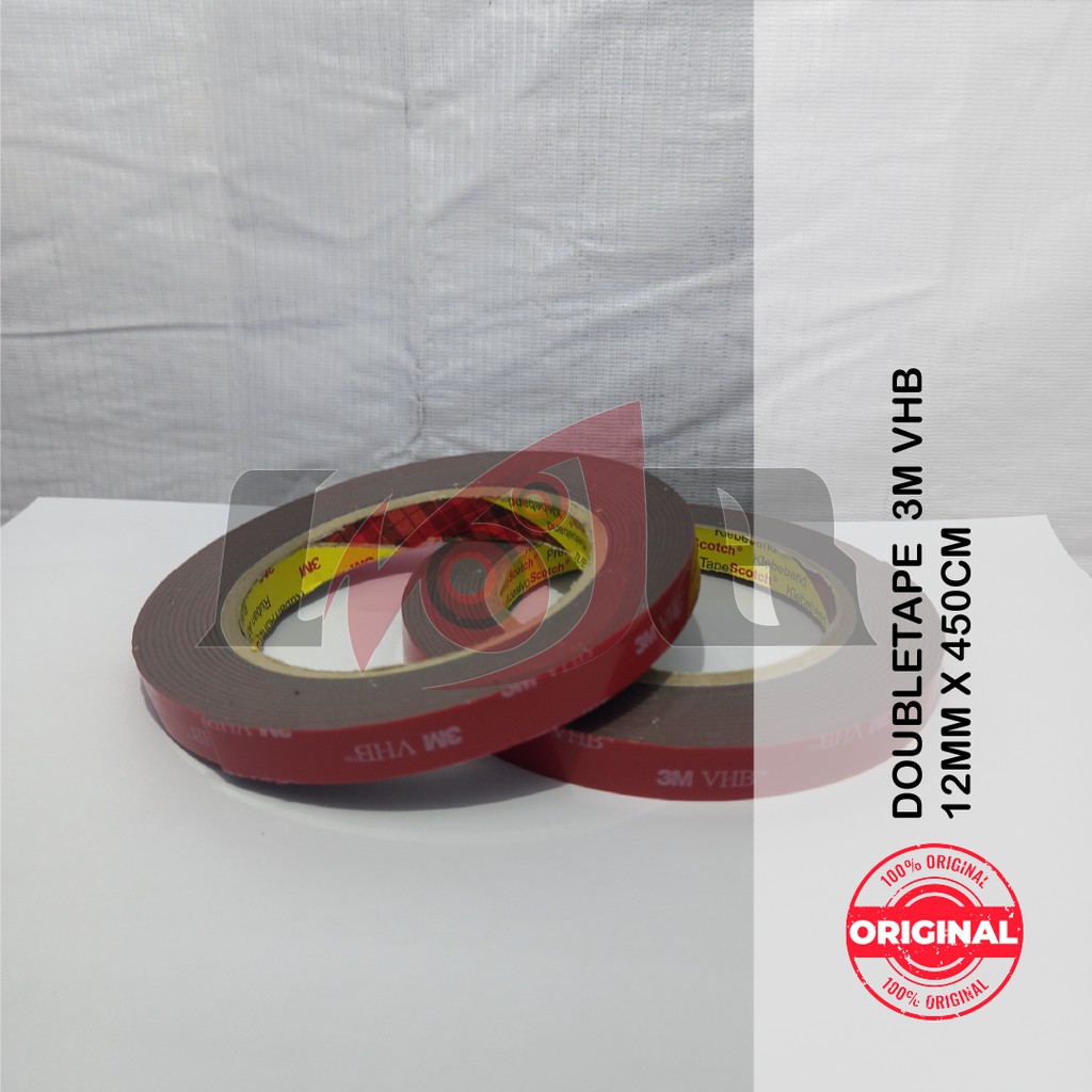 Double Tape 3M VHB 4900 size 12mm 450cm Lem Dobel Perekat Automotive