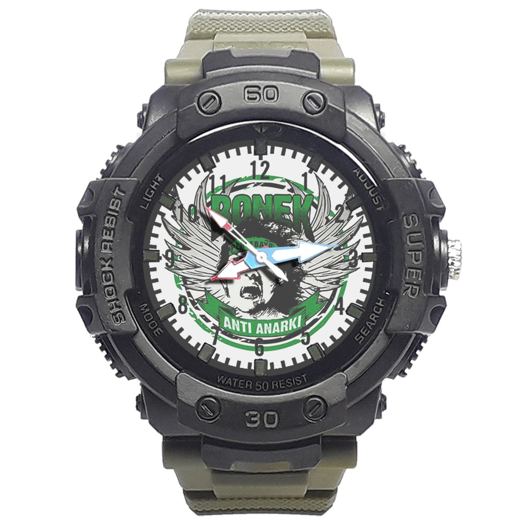 Jam Tangan  PERSEBAYA MOTIF 8 Bagus