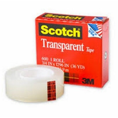 3M Scotch tape 600 3/4inch x 36yards