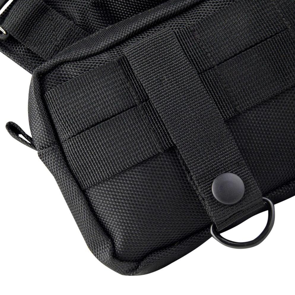 Ant Project - Tas Tactical Hobbs Loreng Black - Tas Sling Bag Pria Outdor Original