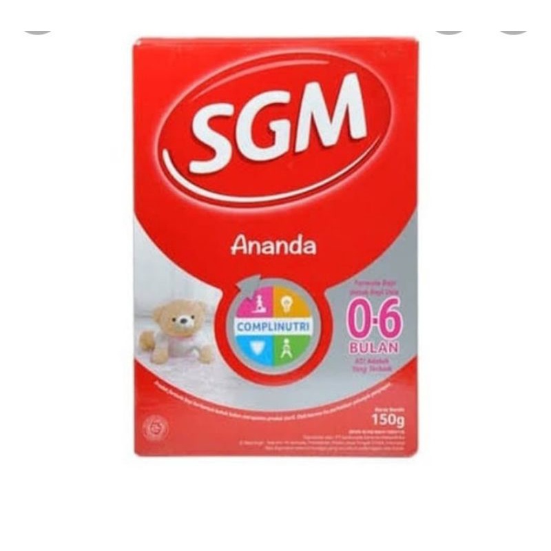 

susu sgm ananda 0-6 bln