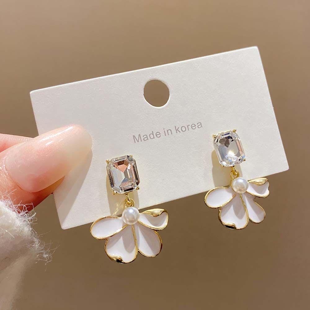 Mxbeauty Anting Tusuk Wanita Geometris Simple Trendy Untuk Anak Perempuan Sweet Alloy Ear Studs