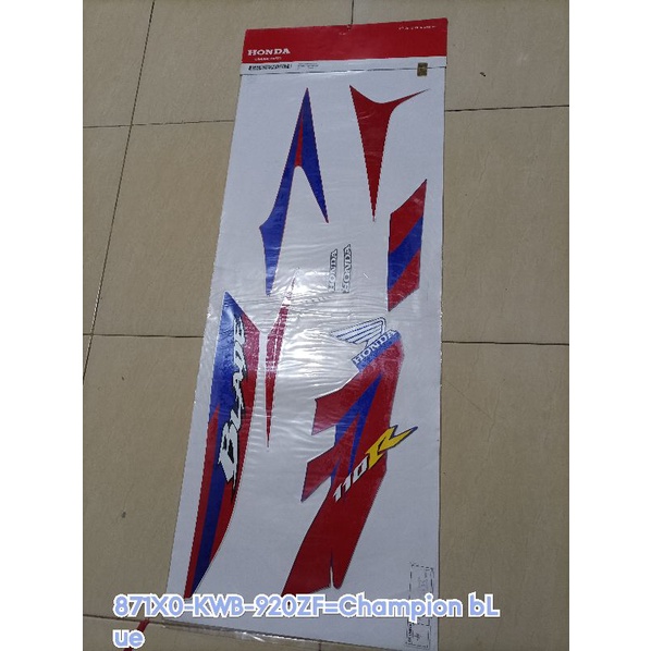 871X0-KWB-920ZF/ Champion Blue/STRIPING BLADE/ORIGiNAL HONDA