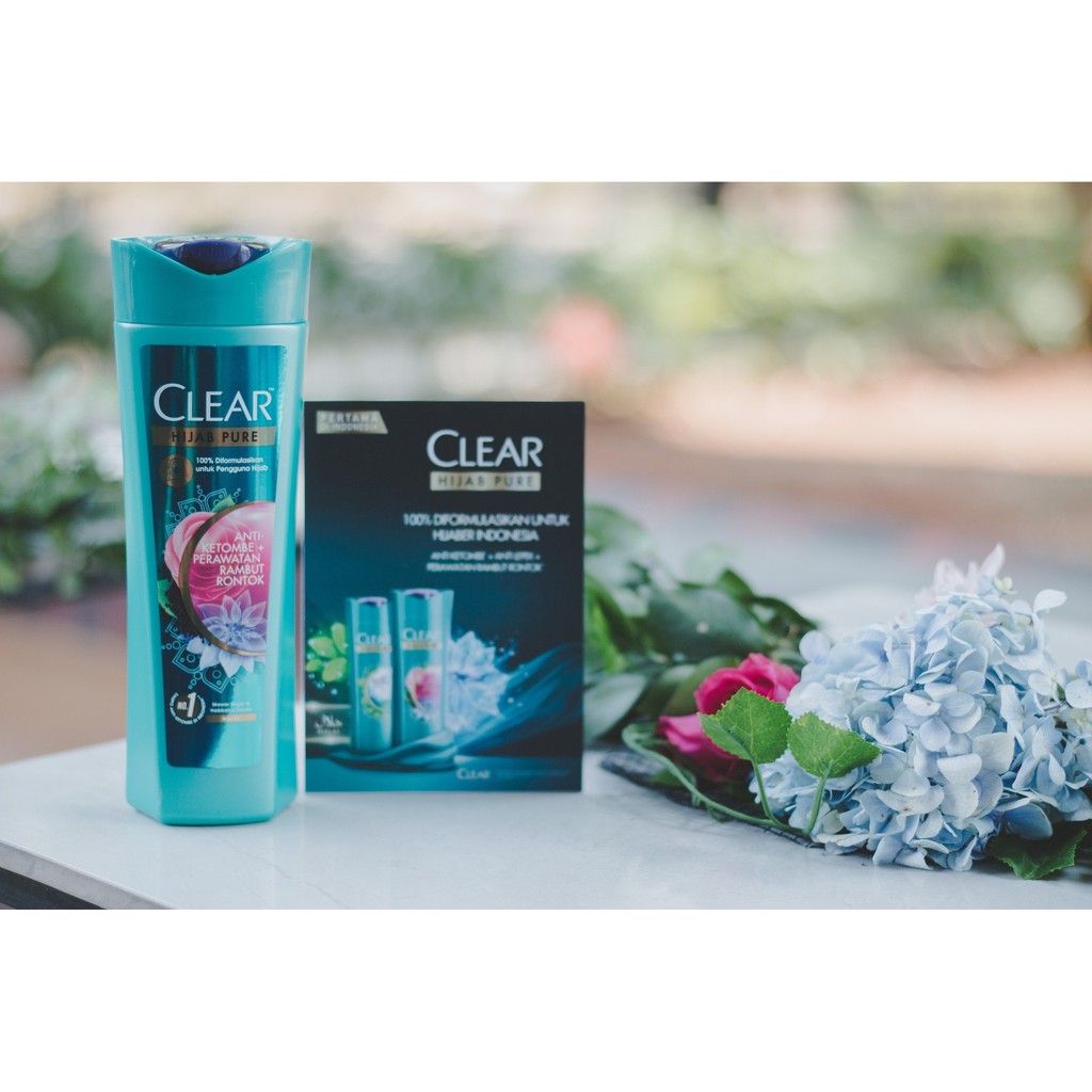 Clear Shampoo Hijab Pure Anti Ketombe dan Rontok