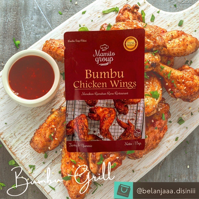 

Bumbu Chicken Wings / Bumbu Instan / Bumbu Siap Pakai