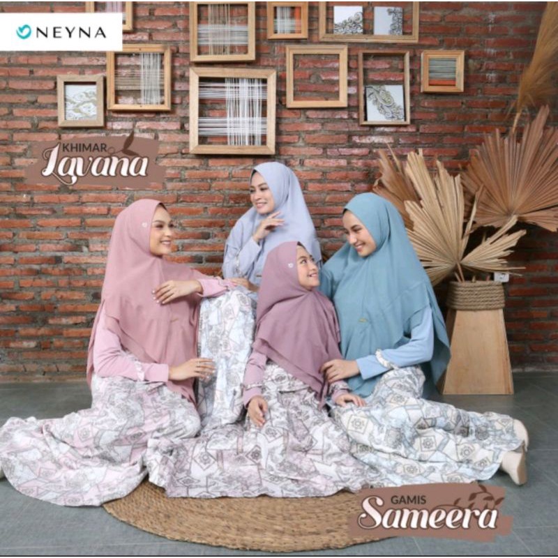 gamis sameera series gamis couple moms and kids by neyna