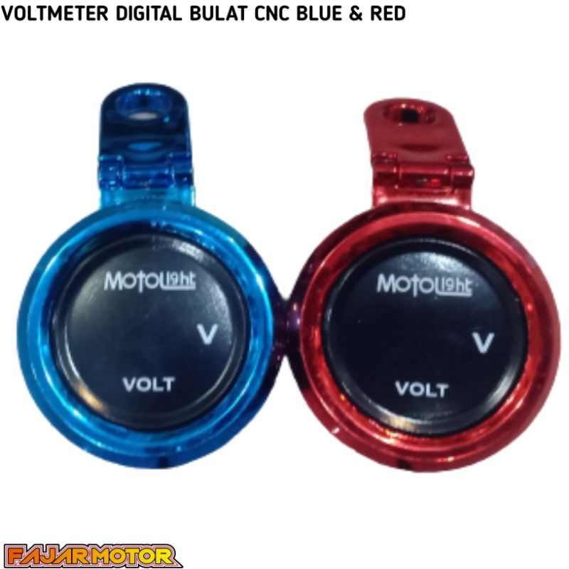 MOTOLIGHT VOLTMETER VOLTACE DIGITAL BULAT CNC