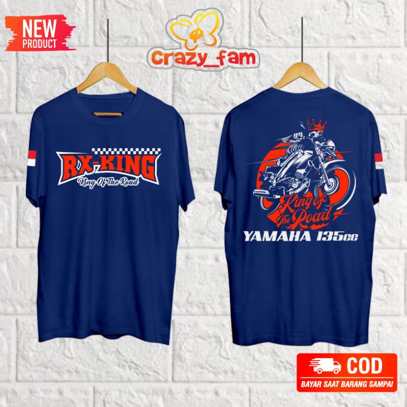 KAOS BAJU RX KING MOTOR 2STROKE/RACING 2TAK