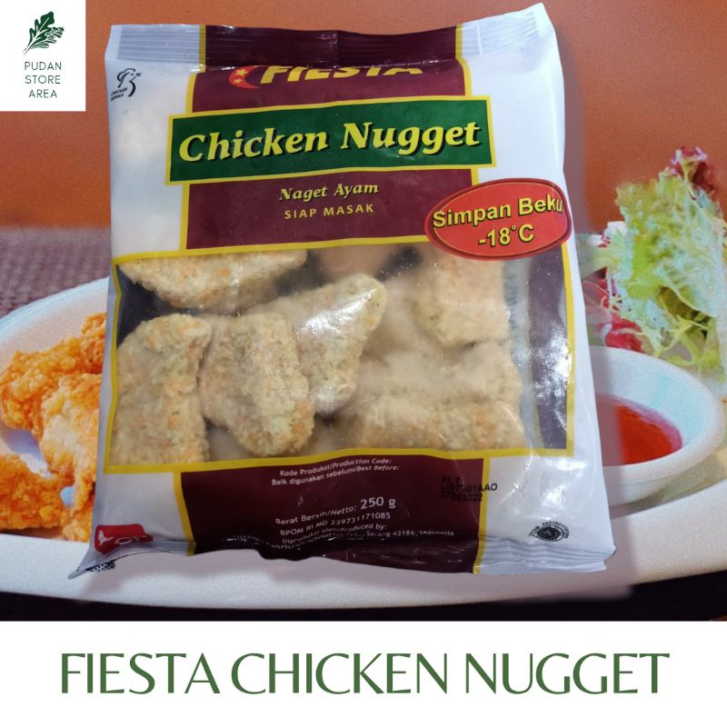 

FIESTA CHICKEN NUGGET 250 GR [KHUSUS KURIR INSTAN]