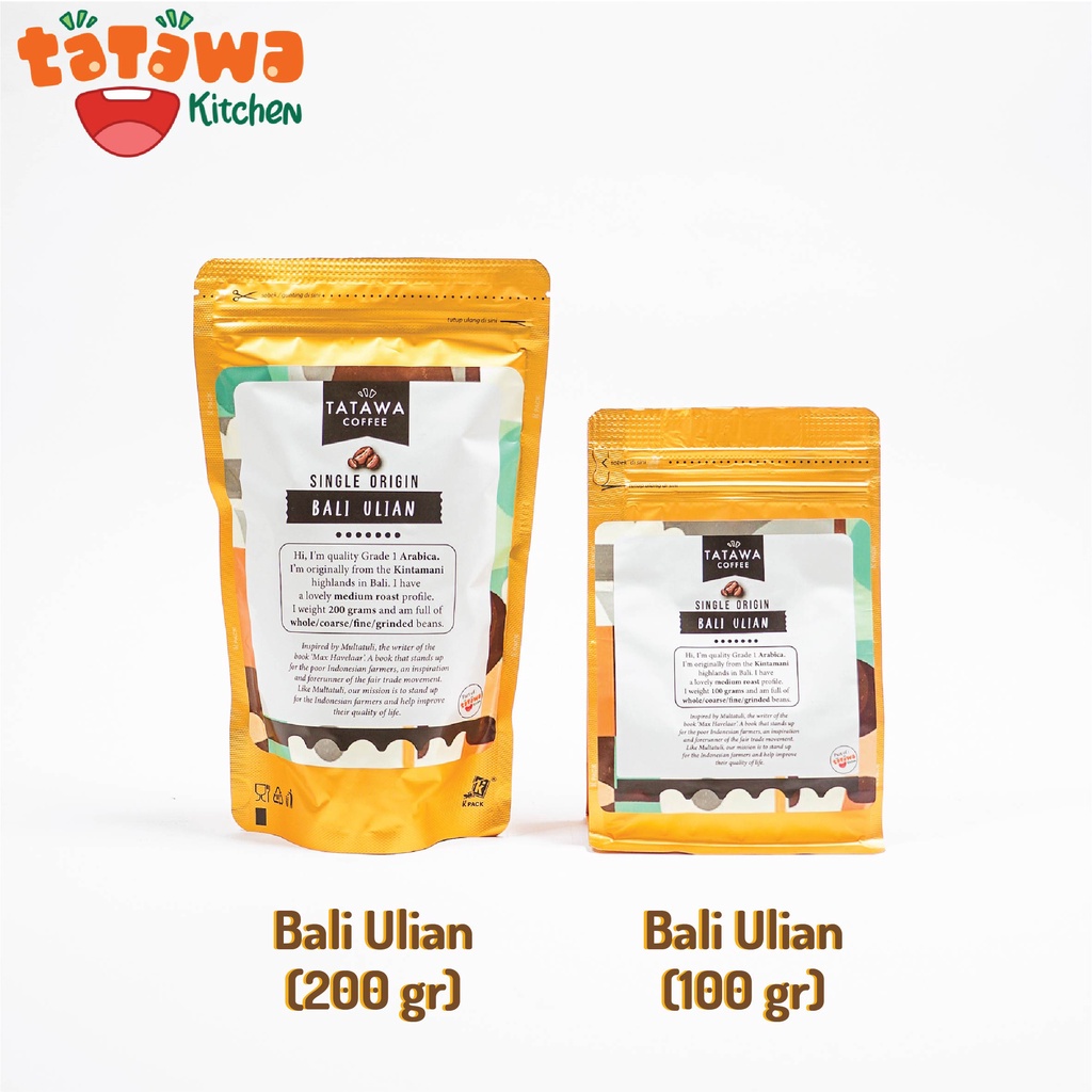 

Bali Ulian Kintamani Single Origin 100% Premium Arabica Grade 1 Coffee