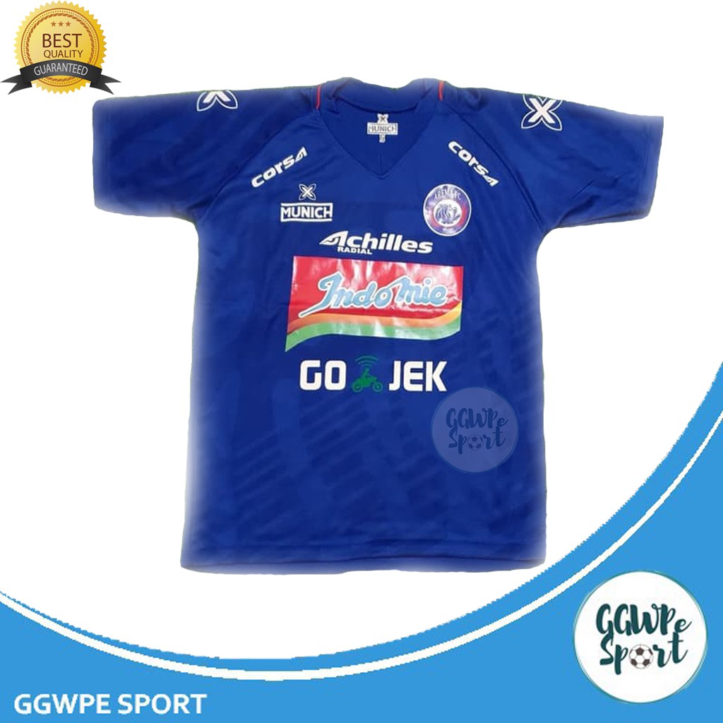 JERSEY AREMA MALANG HOME BIRU BOLA LIGA 1 2019 GRADE ORI KUALITAS JAMINAN