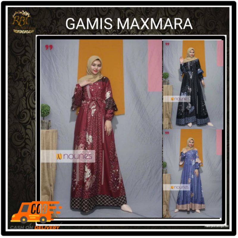 NOUNES HANESSA SERIES/GAMIS/GAMIS PESTA/GAMIS SYAR'I/GAMIS MAXMARA LUX/GAMIS MODERN/GAMIS KONDANGAN