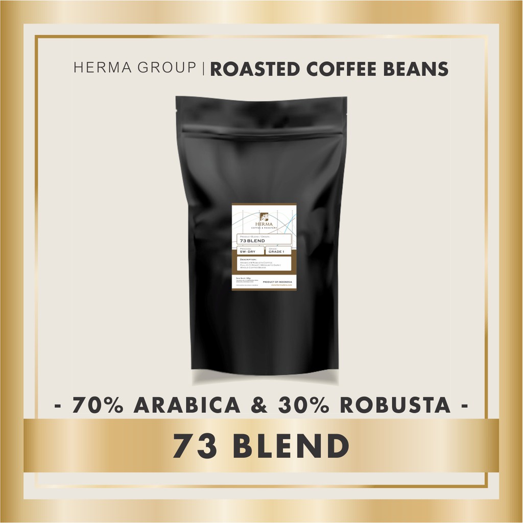 

73 Blend (70% Arabica, 30% Robusta) Roasted Coffee