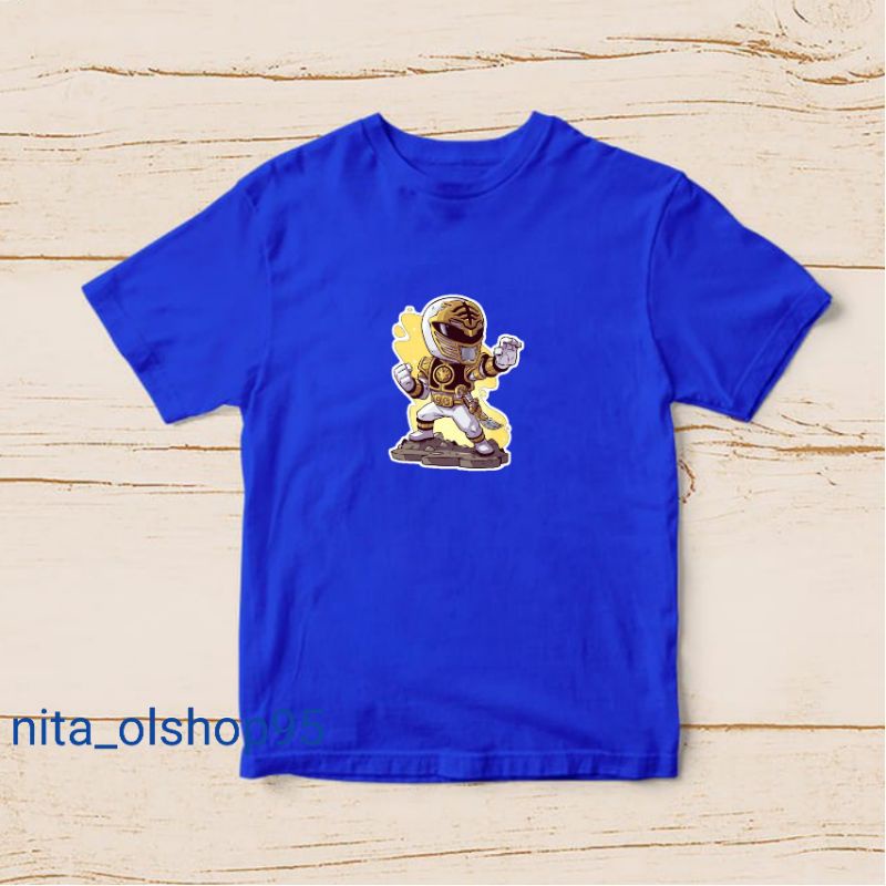 kaos anak super Hero power ranger