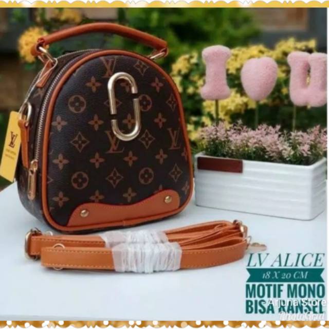 hana bag ransel tas wanita lokal ST ECILA 20 COKLAT