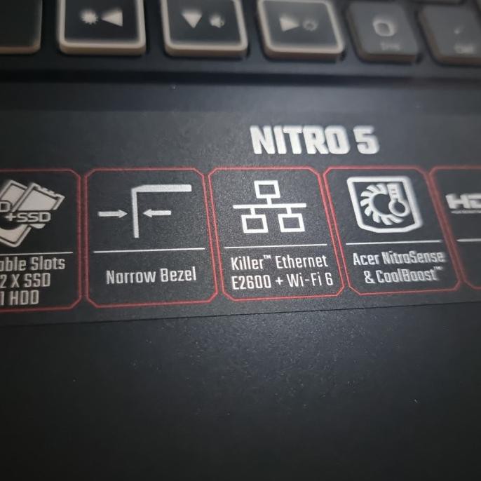 Laptop Gaming Acer Nitro 5 Core I7 10Th Gen 16Gb Ram 512Gb Ssd