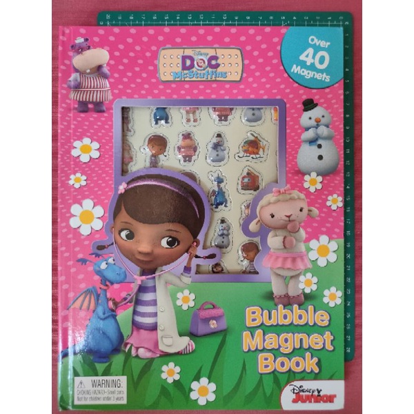 Doc mcstuffins bubble magnet book