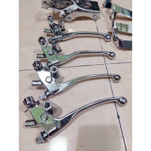 HENDEL SET RUMAH KOPLING TIGER REVO / HENDEL SET RUMAH KOPLING MEGAPRO ORIGINAL CHROME