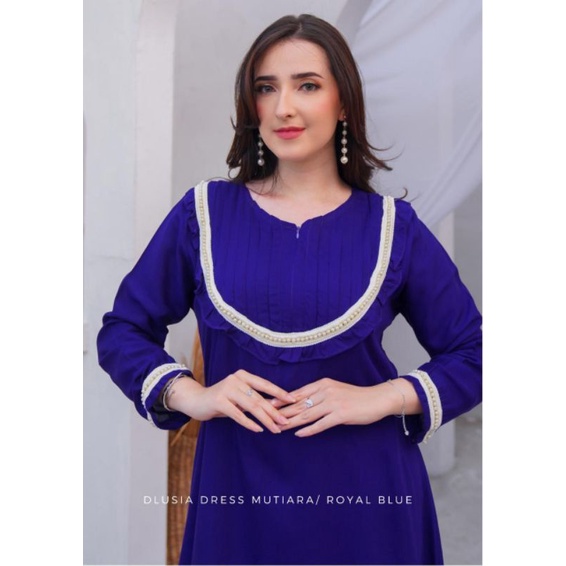 Daster Arab Dlusia MUTIARA Long Dress Rayon Super