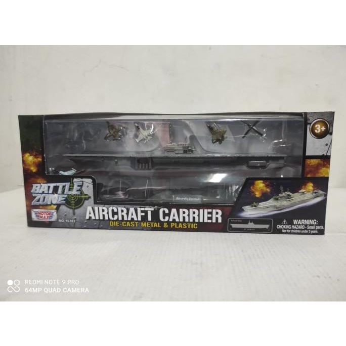 Mainan replika MOTORMAX 1:1200 AIRCRAFT CARRIER 76783 ---Termurah---
