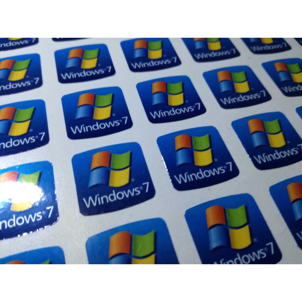 Stiker Windows  7