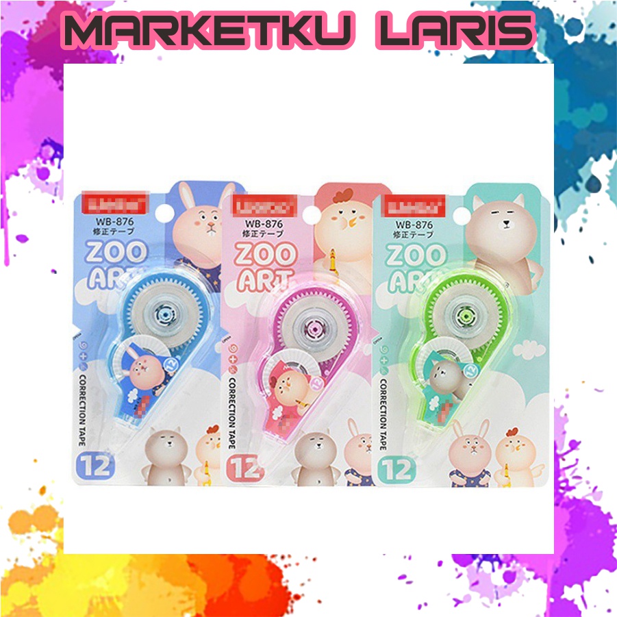 

MKL - S002 Correction Tape Students Stationary School Supplies 5M Multiple Color