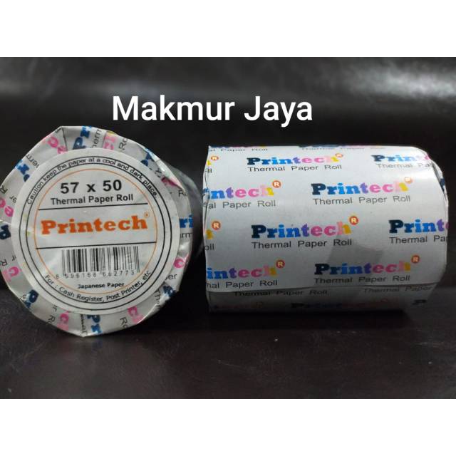 

Kertas Thermal paper roll 57×50 "PRINTECH