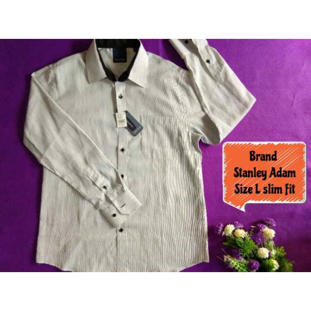 Kemeja pria lengan panjang murah # STANLEY ADAM