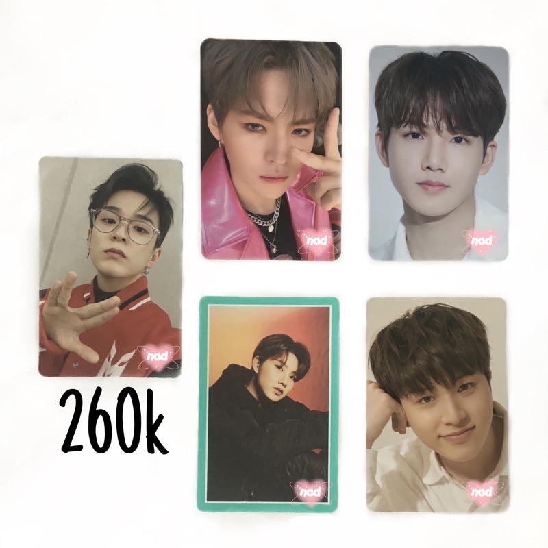 BOOKED bundle photocard asahi jakmer kepiting pb green