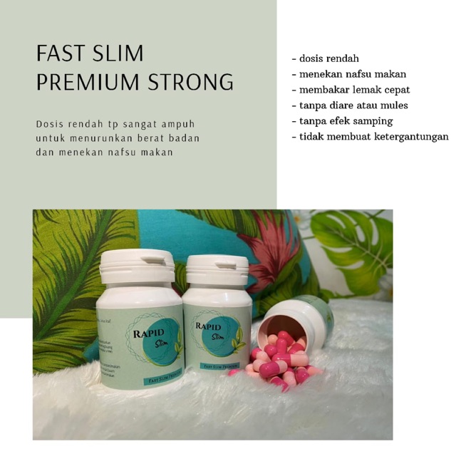 Fast slim kapsul pelangsing pink