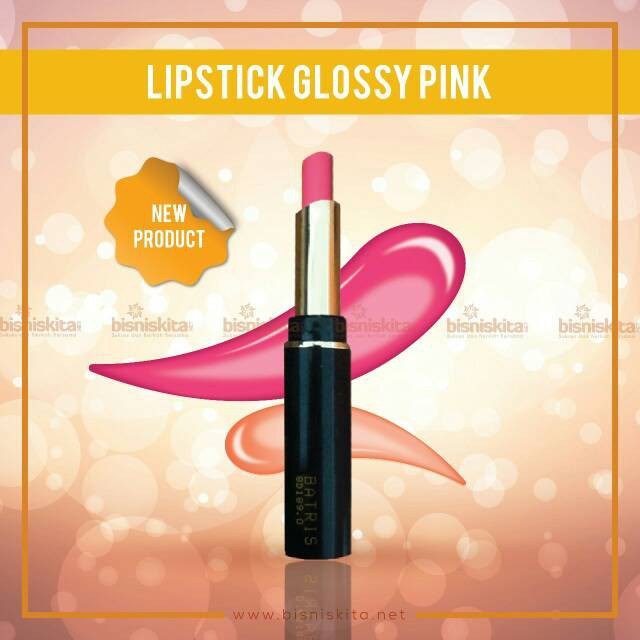 Batrisyia Lipstick Glossy Pink / Lipstik Premium Batris