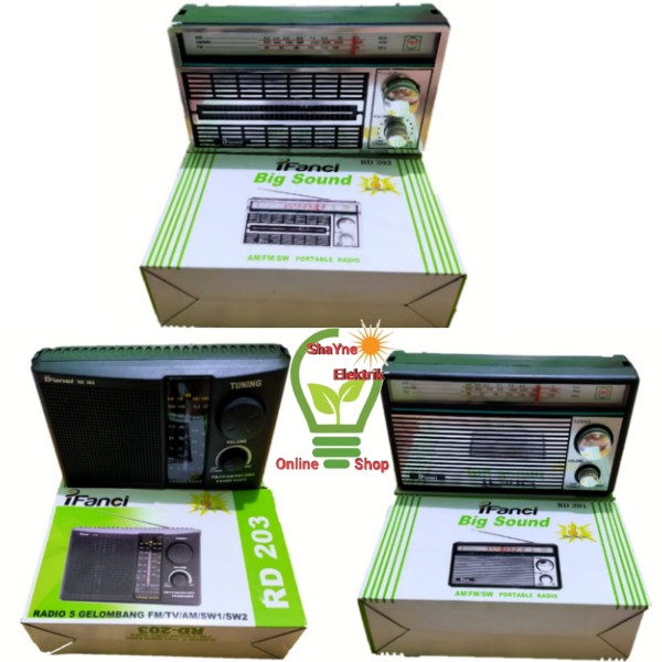 RADIO INFANCI / RADIO INTERNATIONAL F-4250AM - FM PORTABLE RADIO JADUL UNIK AC-DC
