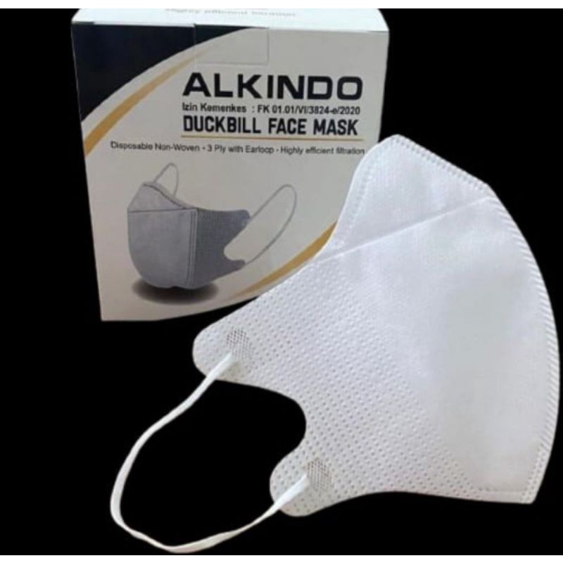 MASKER DUCKBILL GARIS ALKINDO ECER
