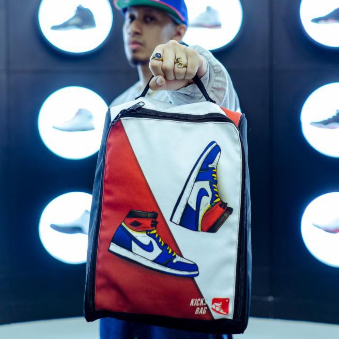 Sugia | Tas Sepatu Jordan - Kicks Bag (Aj1 High Union Blue Toe Series)