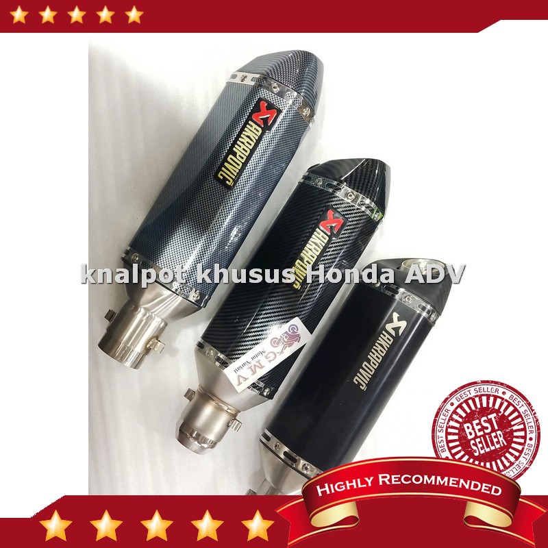 Murah Knalpot Racing Honda ADV Knalpot racing Akrapovic Full carbon Honda ADV import