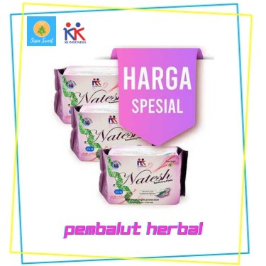 Jual Pembalut Herbal Natesh Night Packs Shopee Indonesia