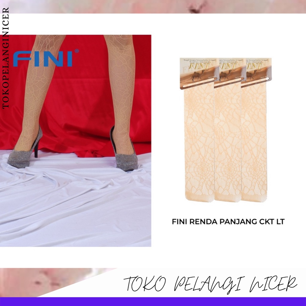 STOCKING JARING FISHNET PANJANG SEPAHA - STOKING RENDA COKLAT TRANSPARAN - STOCKING PENDEK WANITA