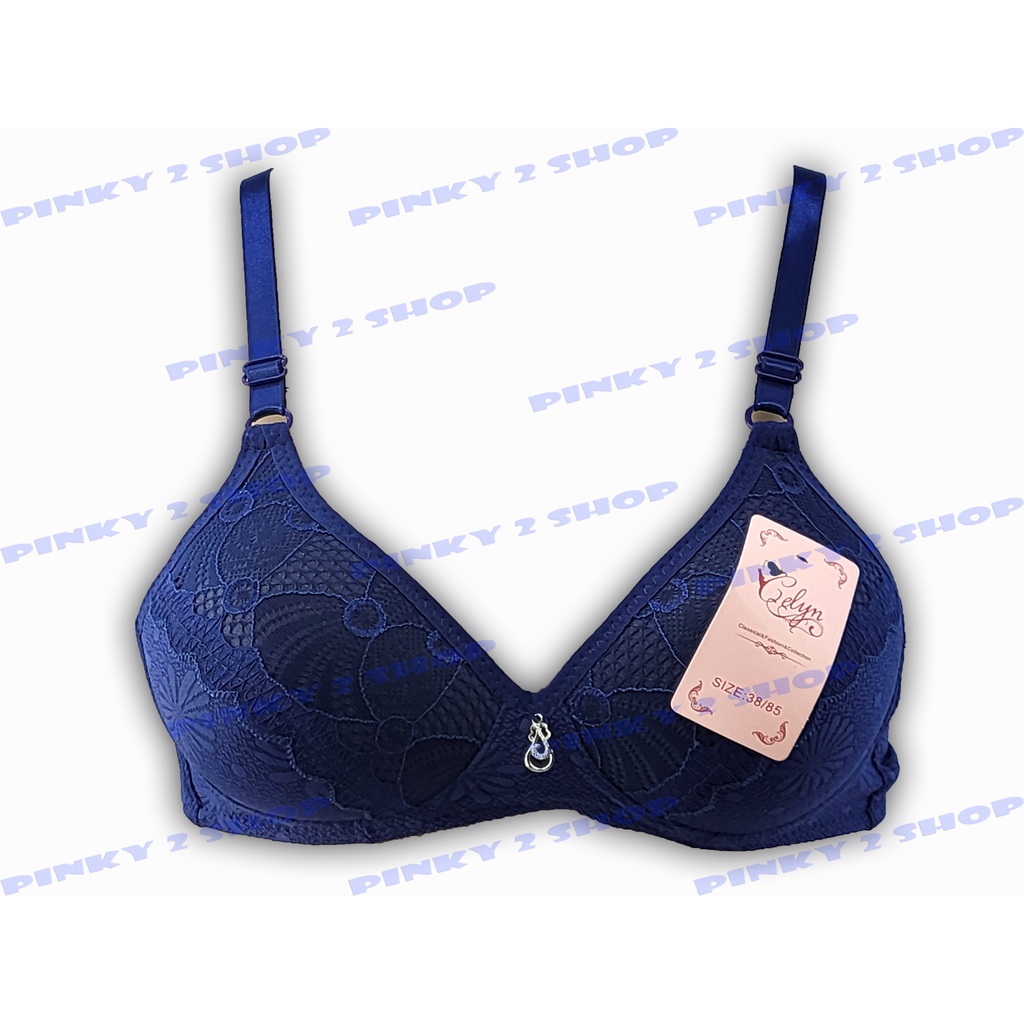 BRA BH TANPA KAWAT KOMBINASI BRUKAT SIZE 34-40