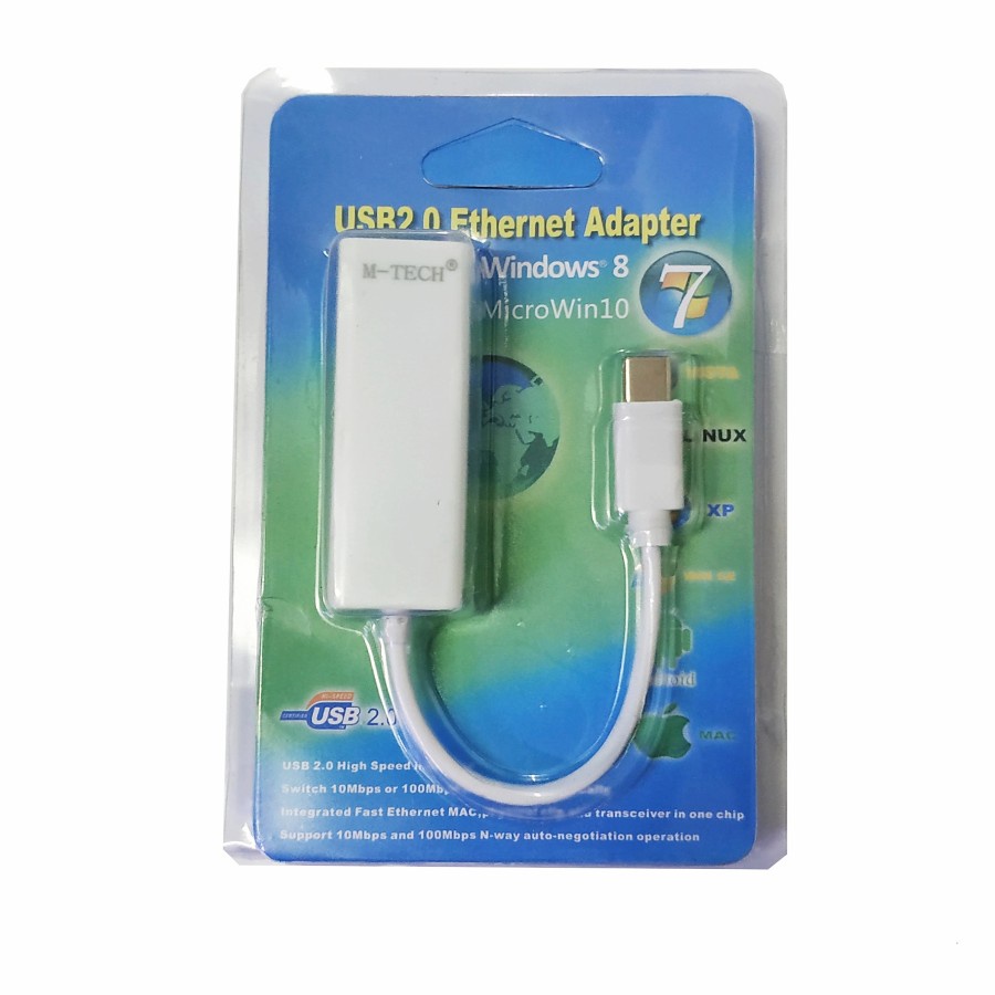 Type-C To Lan RJ45 Ethernet Adapter