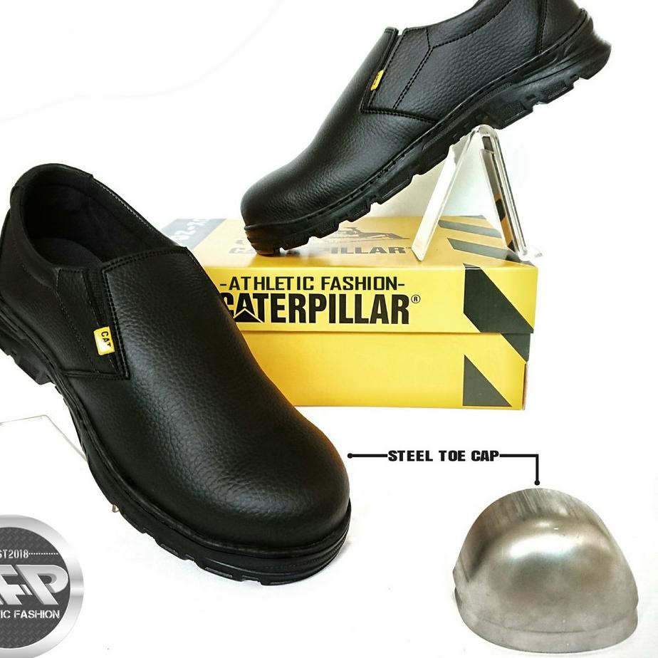 caterpillar safety shoes without laces