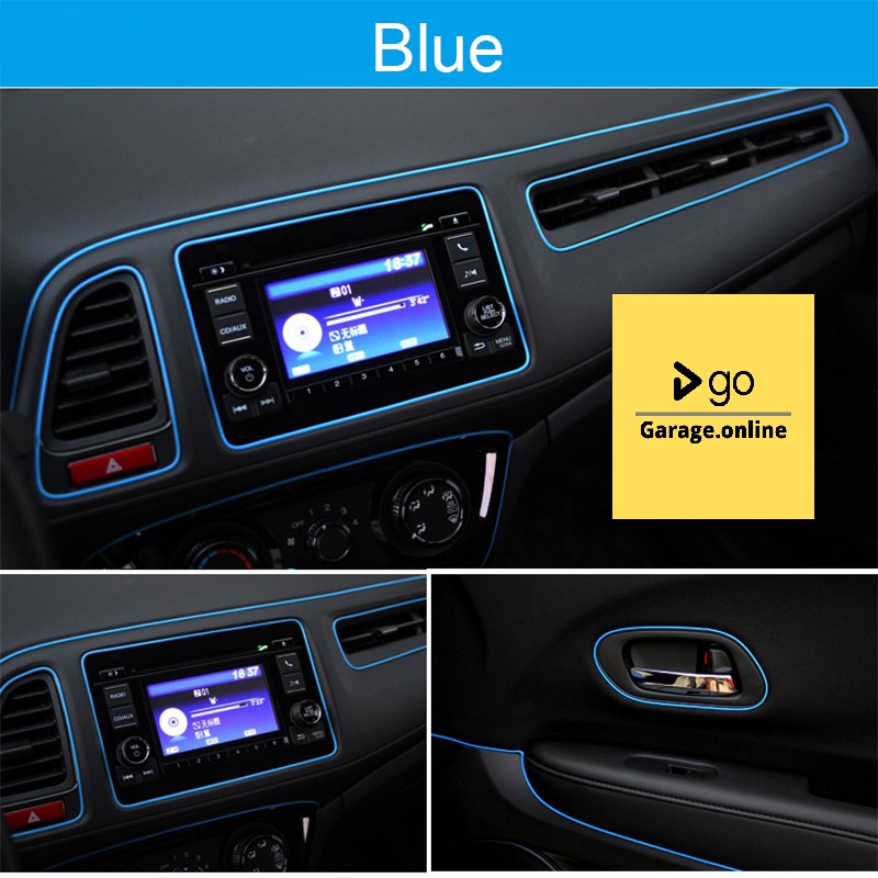 Strip LIS ELASTIS 5 METER VARIASI Panel Dashboard Interior Mobil ELEGANT+SCRAPER GLOSSY METALIK