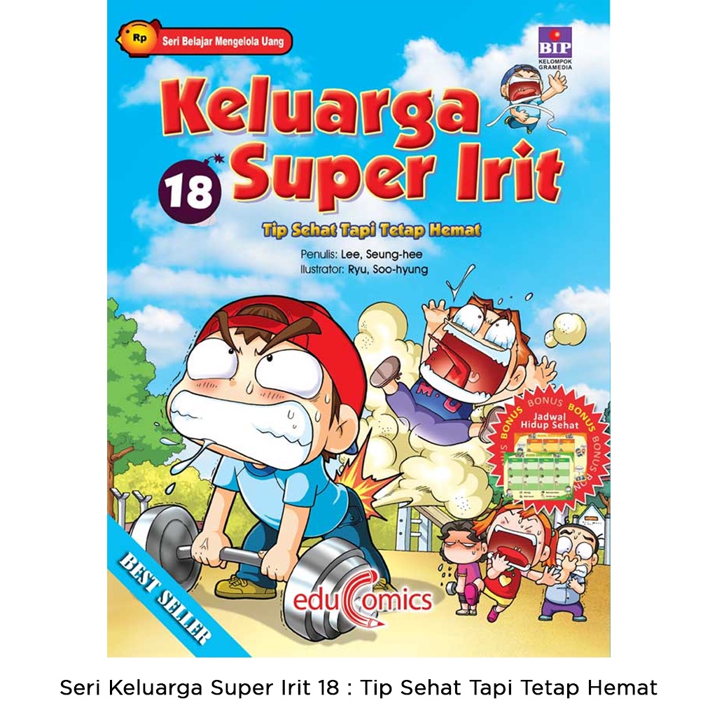 Gramedia Bali - Seri Keluarga Super Irit 18 : Tip Sehat Tapi Tetap Hemat