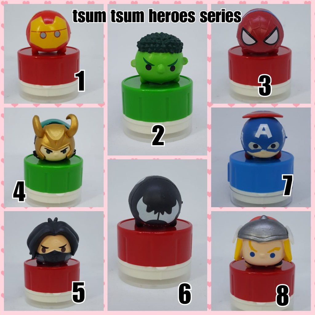 

custom Stamp / stempel nama anak karakter Tsum Tsum Heroes