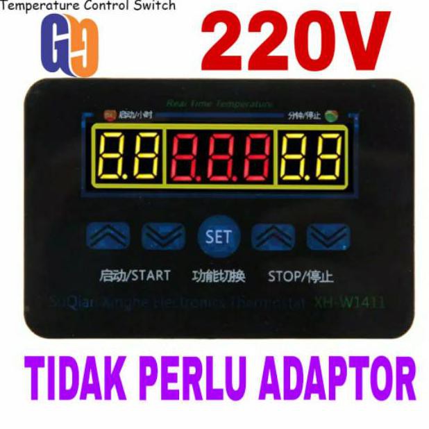 ((BISA COD)) Thermostat digital termostat 220V type W1411 TERLENGKAP [Kode 1|Kode 2|Kode 3|Kode
