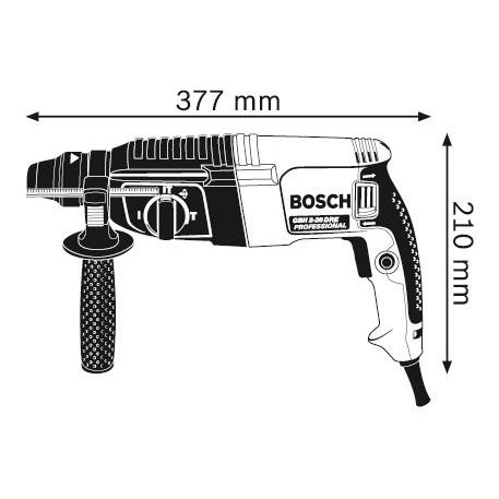 Bosch GBH 2-26 DRE Set Mesin Bor Rotary Hammer 26 mm