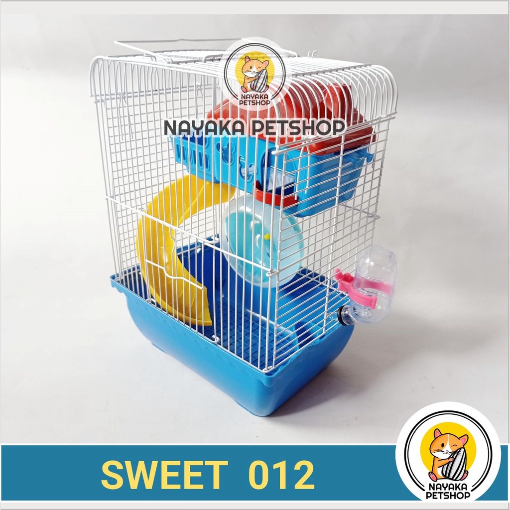 Sweet 011 Kandang Hewan Hamster Tingkat 2 Lantai