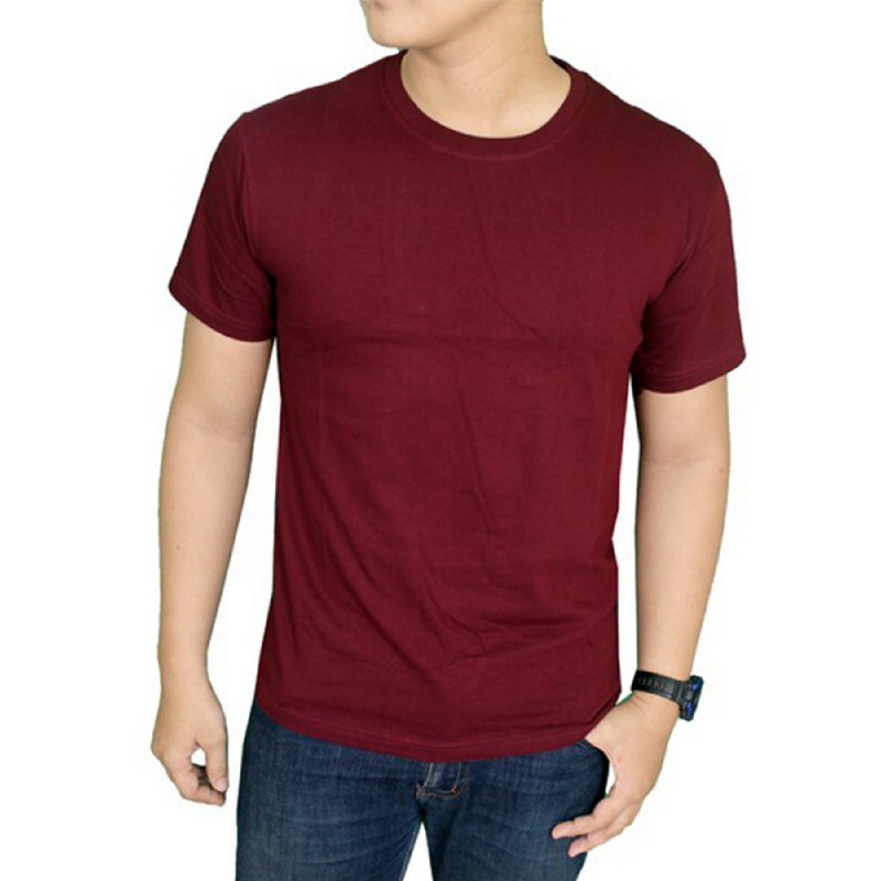 BISA COD KAOS COMBED 24s 100%  // KAOS POLOS PENDEK // KAOS MAROON PENDEK // KAOS WANITA PRIA