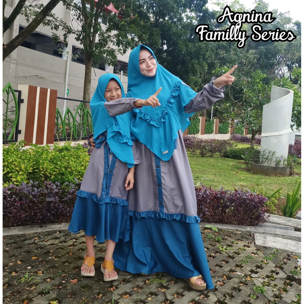 FREE BABY GOLD Gamis Ibu Anak Toyobo Sarimbit Couple